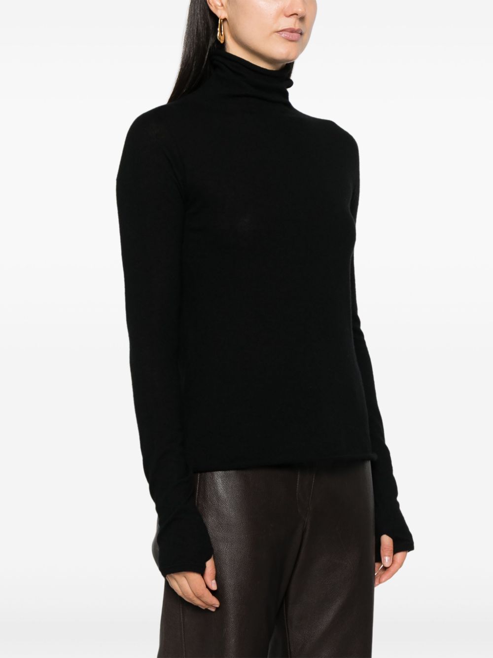 Majestic Filatures cashmere roll-neck sweater Women