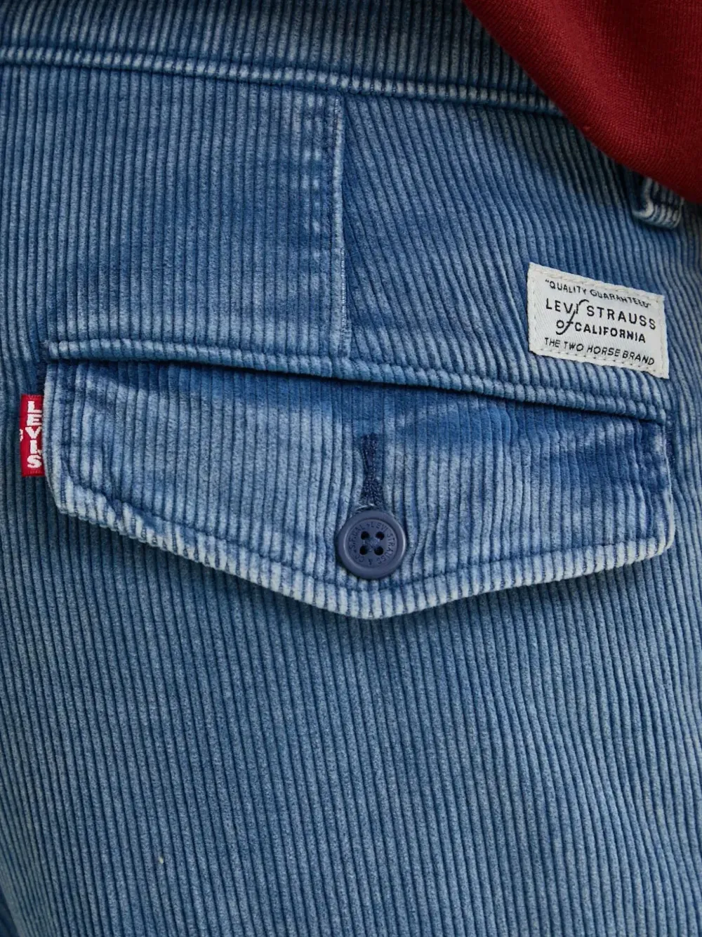 Levi's Corduroy Pocket Trousers In Blue