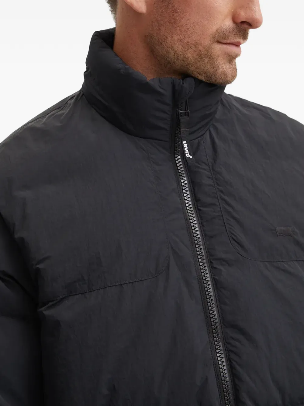 Levi's Rockridge jack met capuchon en rits Zwart