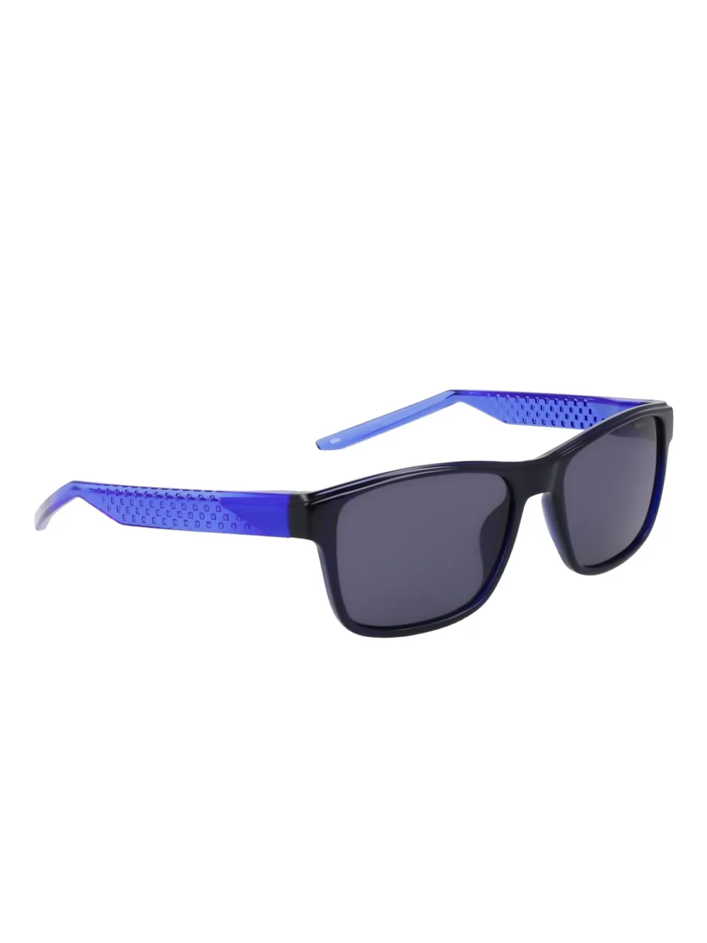 Nike Zonnebril met vierkant montuur Blauw