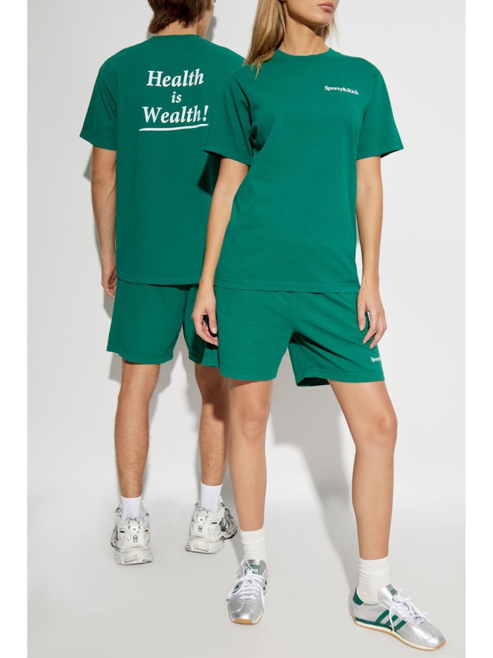 Sporty & Rich The Wall Street Collection T-shirt - Groen