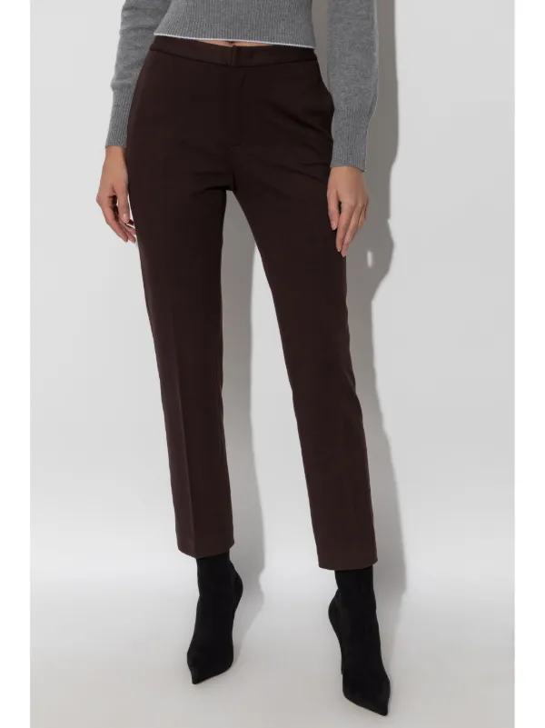 Fabiana Filippi Side Stripe Tailored Trousers | Brown | FARFETCH