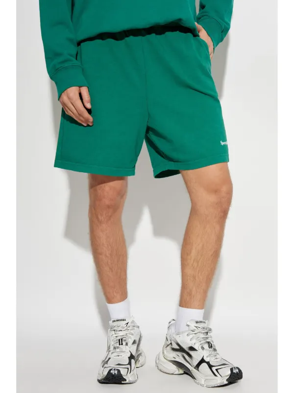 Sporty & Rich Logo Shorts | Green | FARFETCH