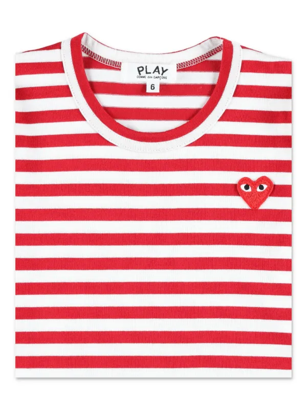 Toddler Comme Des Garcons authentic Play shirt (red)