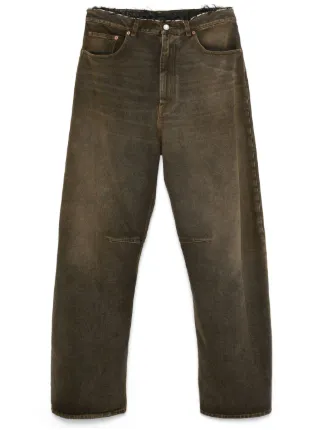 MM6 Maison Margiela ワイドジーンズ | ブラウン | FARFETCH JP MM6 Maison Margiela ワイドジーンズ | ブラウン | FARFETCH JP