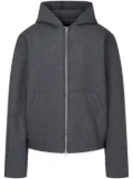STUDIO TOMBOY neoprene hooded jacket - Grey
