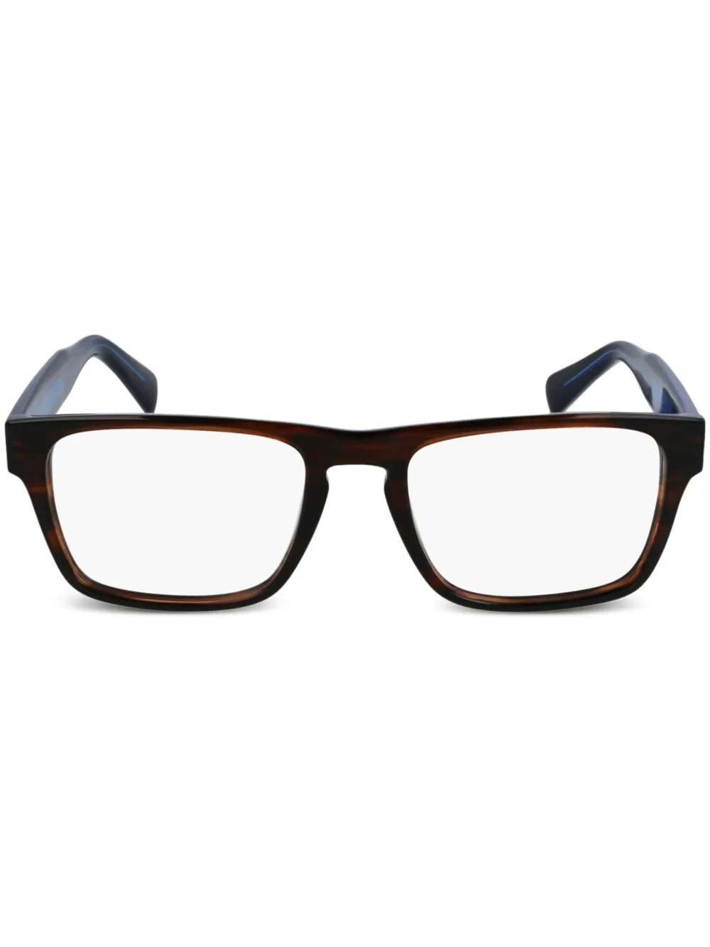 Paul Smith rectangle-frame glasses | Brown | Image 1