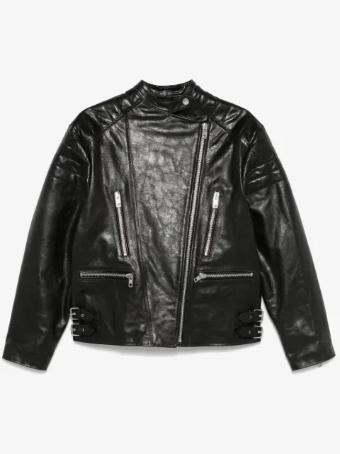 TWINSET leather biker jacket