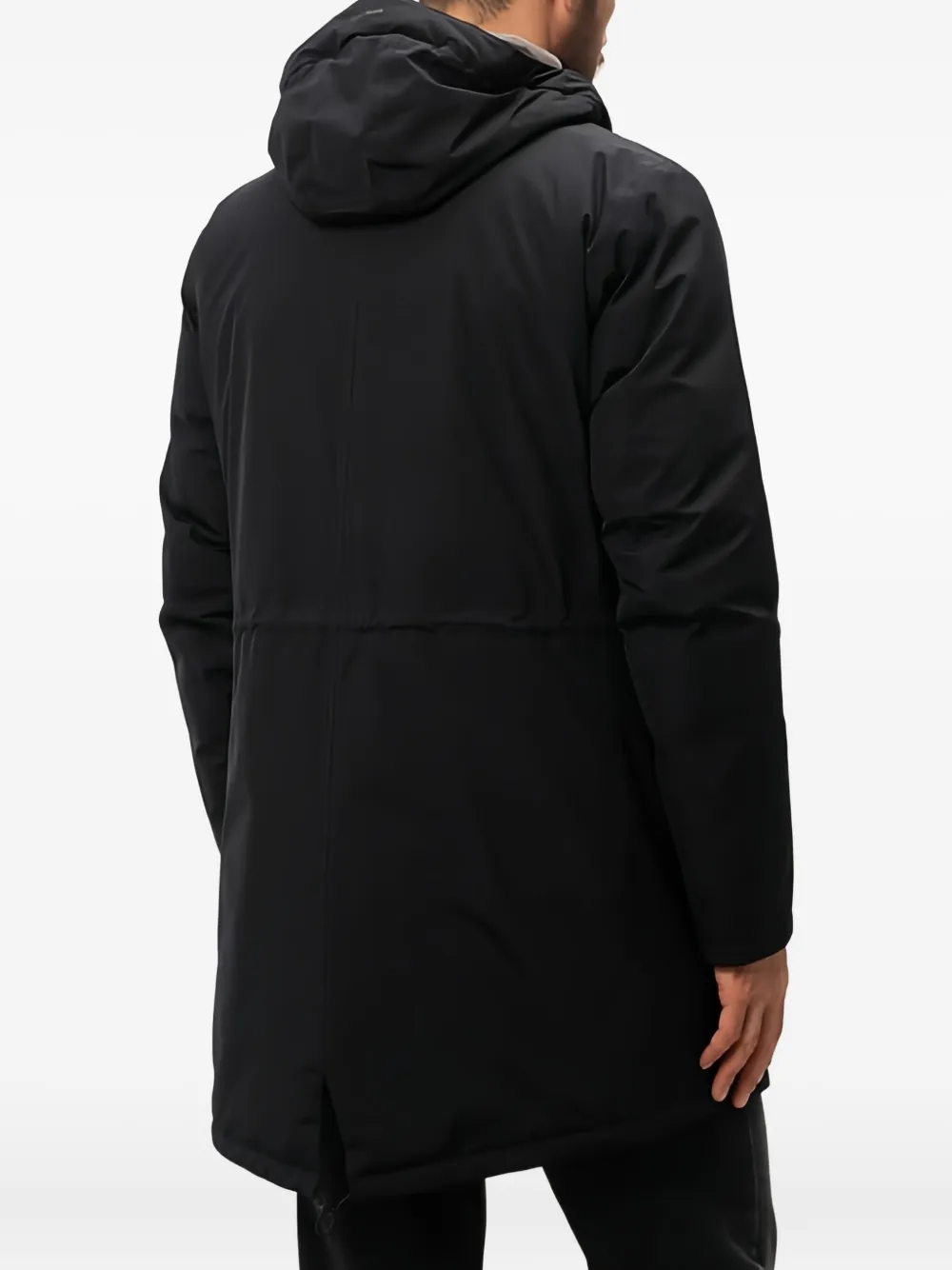 Herno Jack met capuchon en rits Zwart