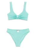 PARAMIDONNA seersucker bikini - Blue