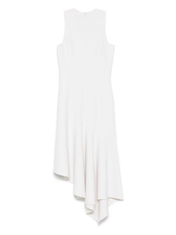 Michael Kors Collection Asymmetric Midi Dress | Neutrals