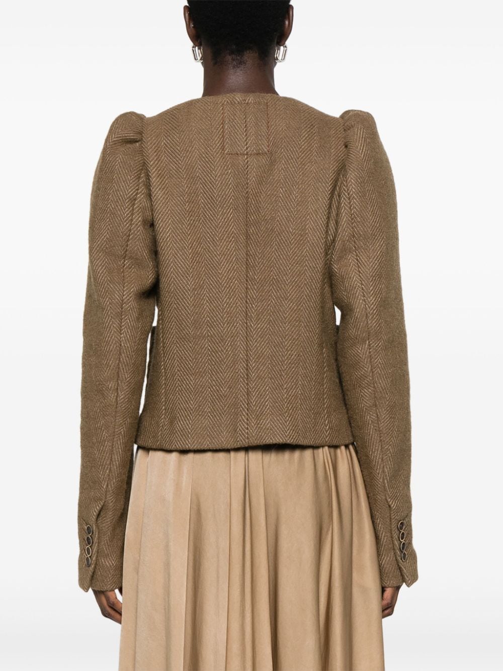 Shop Uma Wang Kuppy Jacket In Brown