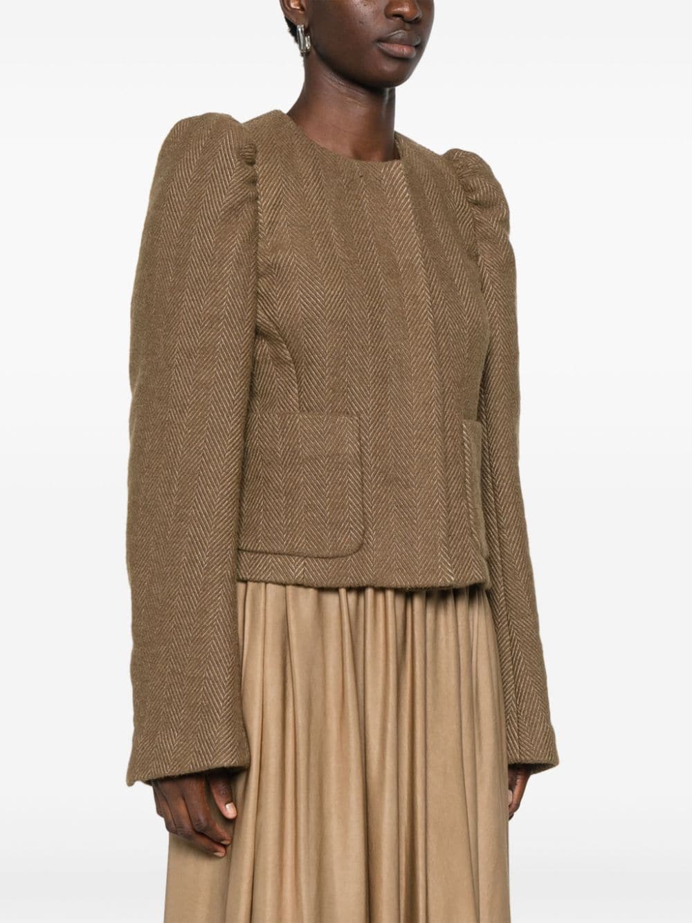 Shop Uma Wang Kuppy Jacket In Brown