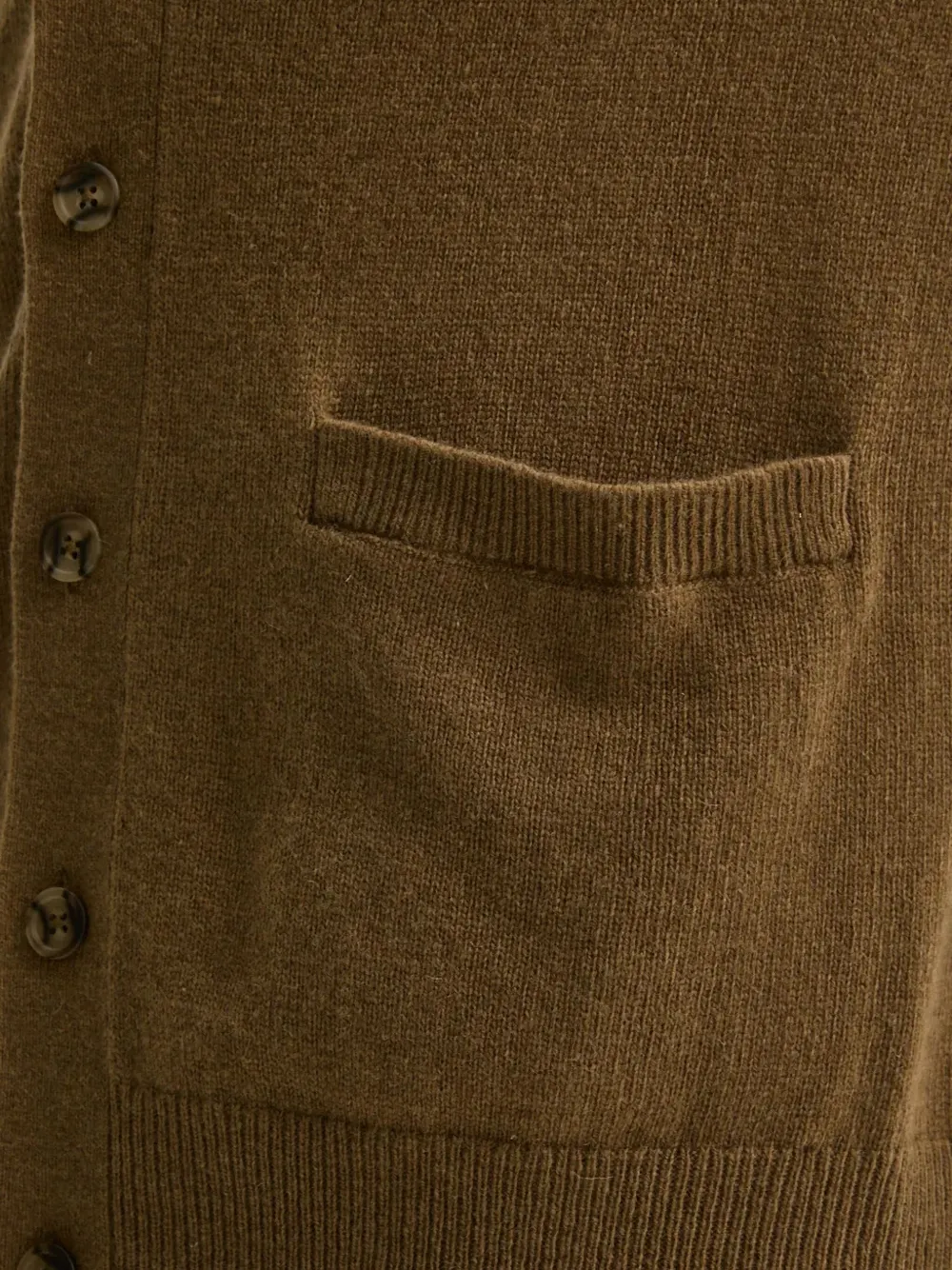 Levi's Vest met zak en knoop Bruin