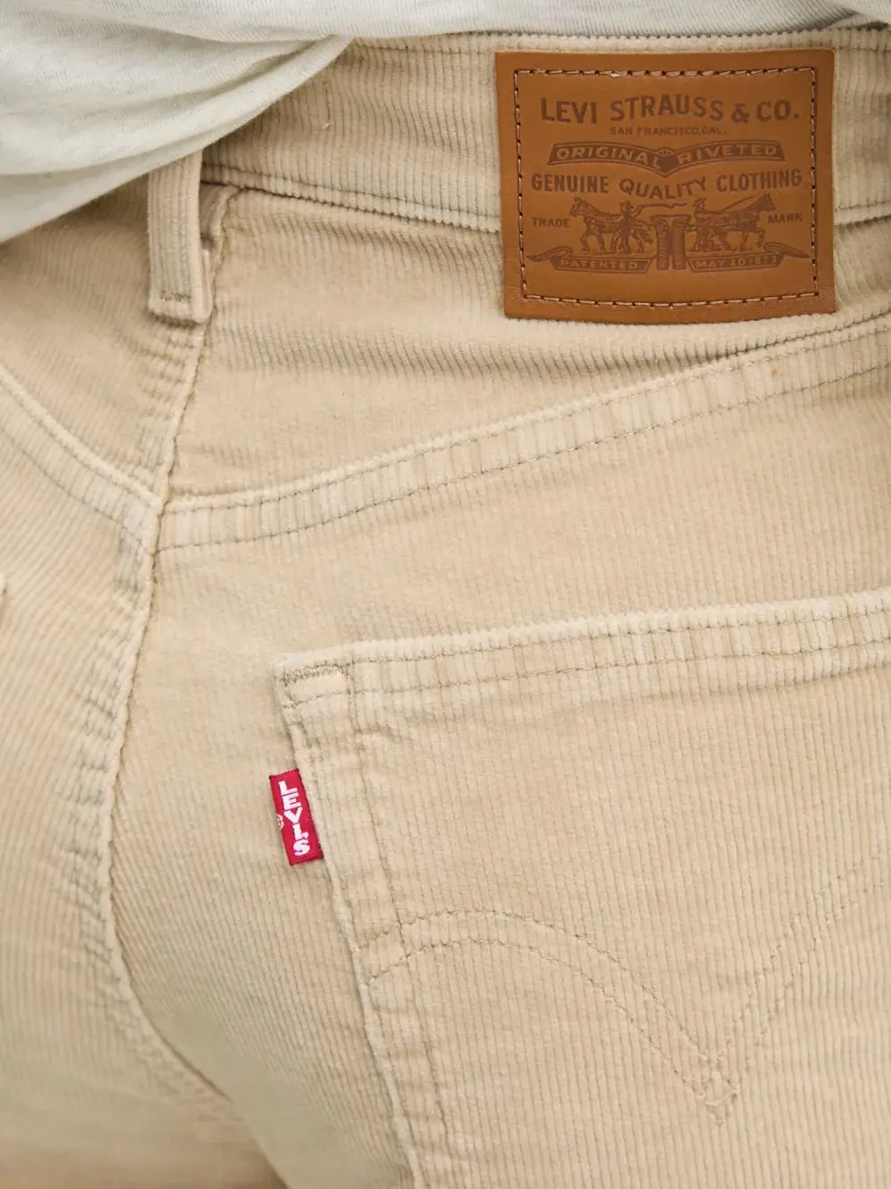 Levi's Corduroy-effect Trousers In Neutral