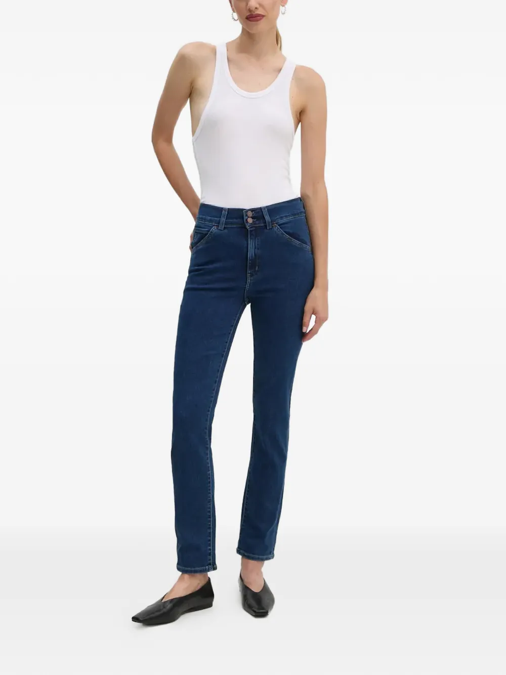 Levi's Jeans met dubbele knoop Blauw