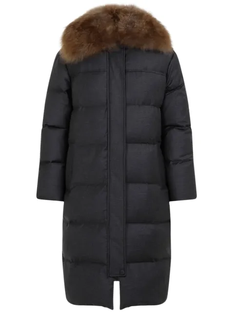Yves Salomon quilted coat