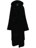 Ottolinger wrap teddy coat - Black