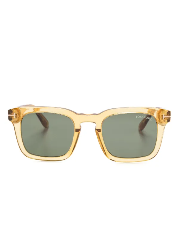 未使用✨TOM FORD サングラス FT751-F スクエア クリアイエロー TOM FORD Eyewear FT0751 サングラス | イエロー | FARFETCH JP