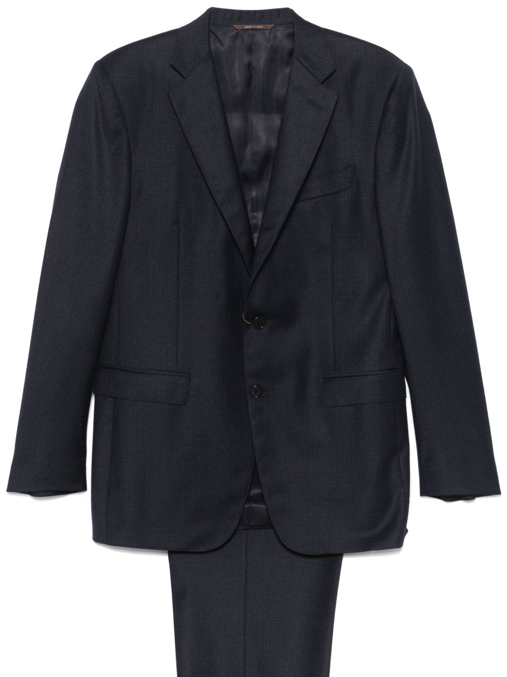 Canali wool suit - Blue