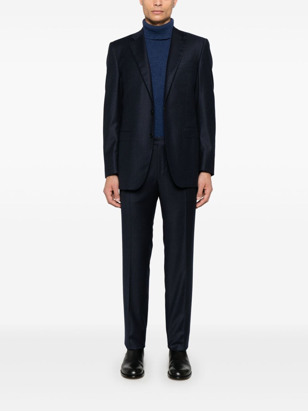 Canali wool suit - Blue