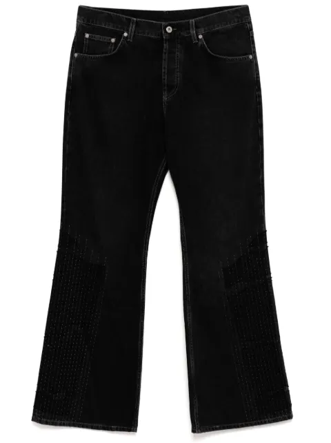 Off-White جينز فلير مخيوط