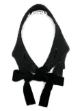 Vivetta lace hand collar - Black