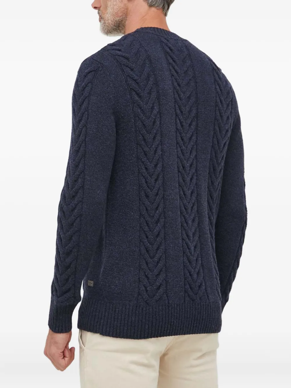 Barbour Kabelgebreide trui Blauw