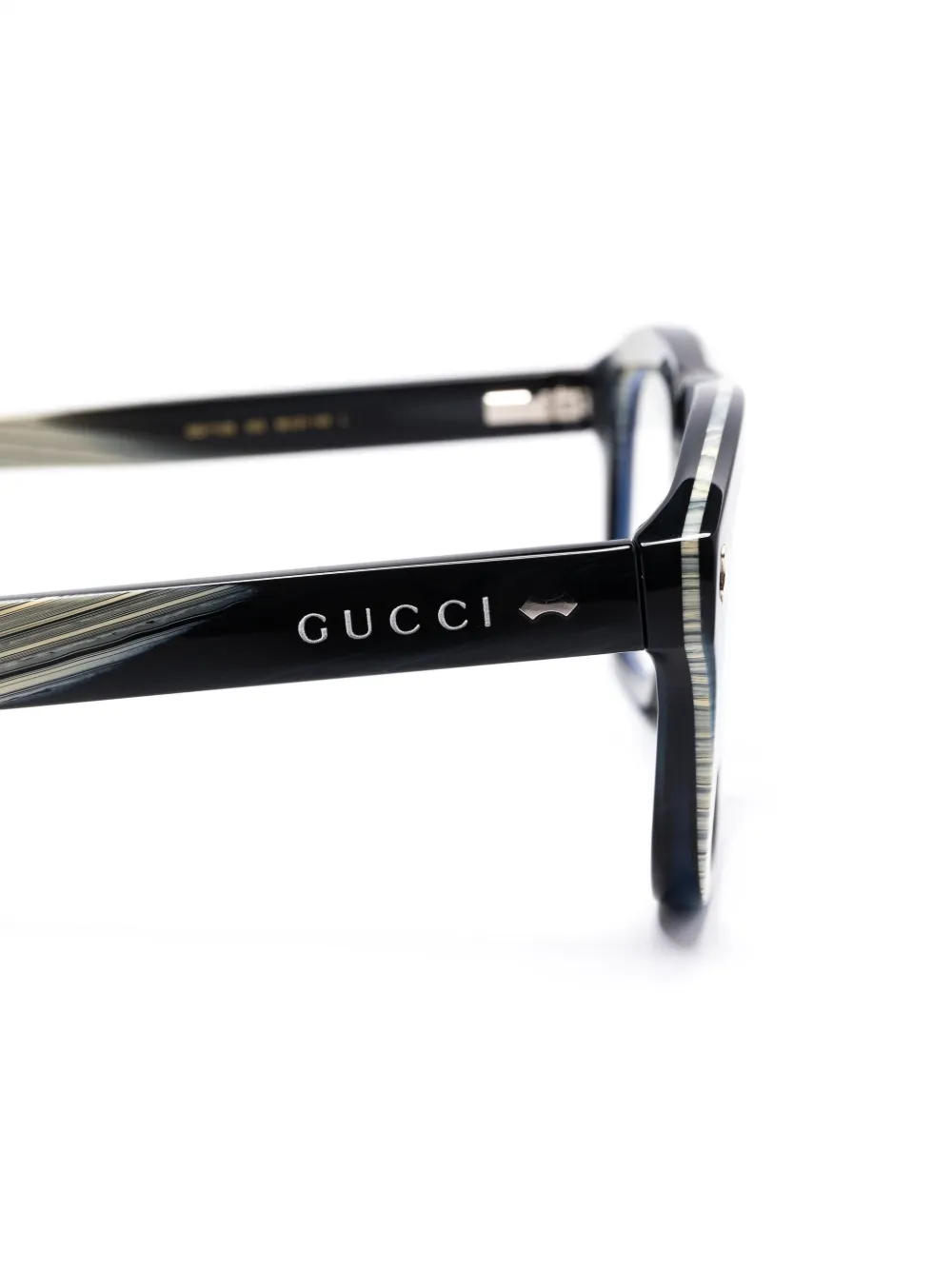 Gucci Eyewear Zonnebril met verwisselbaar montuur Zwart