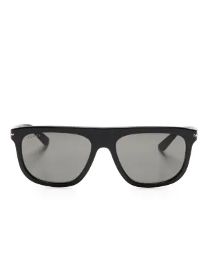 Gucci Eyewear オーバーサイズ サングラス | ブラック | FARFETCH JP Gucci Eyewear オーバーサイズ サングラス | ブラック | FARFETCH JP