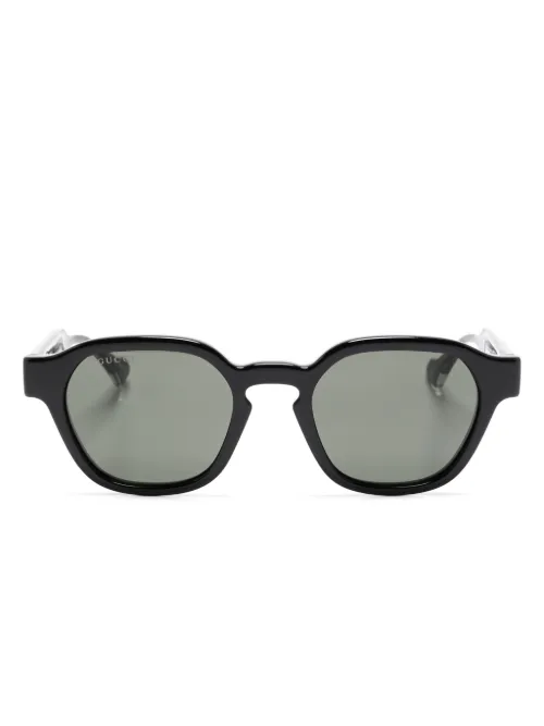 Lunettes de soleil à monture carrée - Gucci Eyewear - Modalova