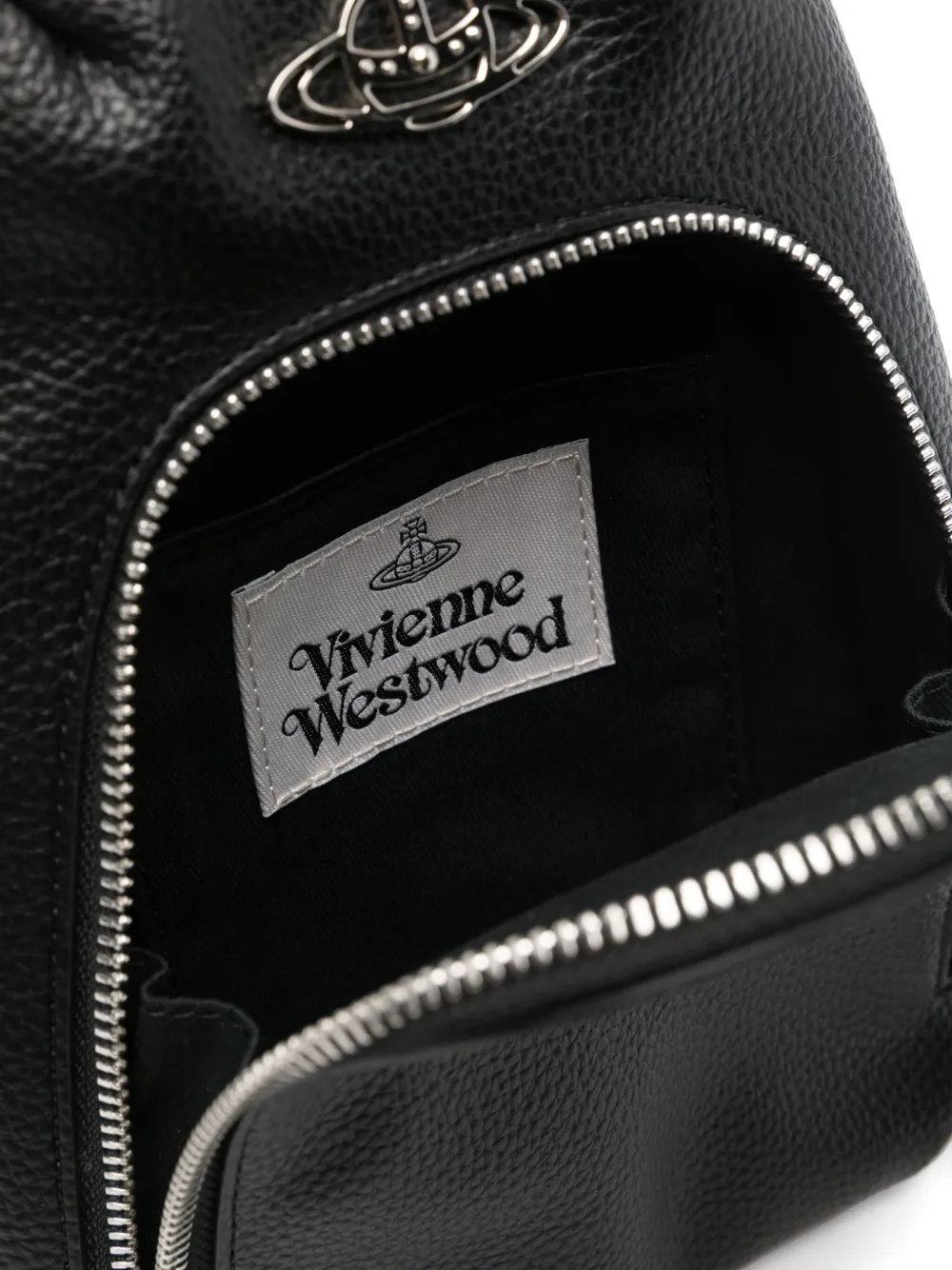Vivienne Westwood Sling Cross Body Bag In Black