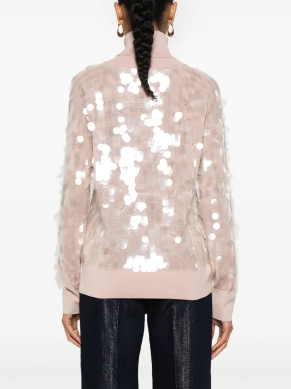 Ermanno Scervino sequin-embellished Sweater | Pink | FARFETCH