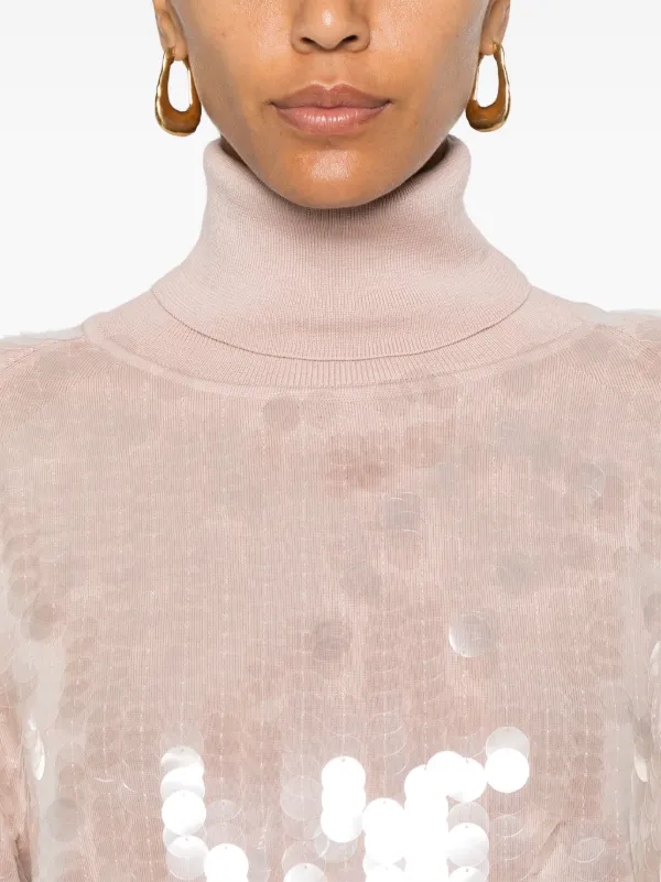 Ermanno Scervino sequin-embellished Sweater | Pink | FARFETCH