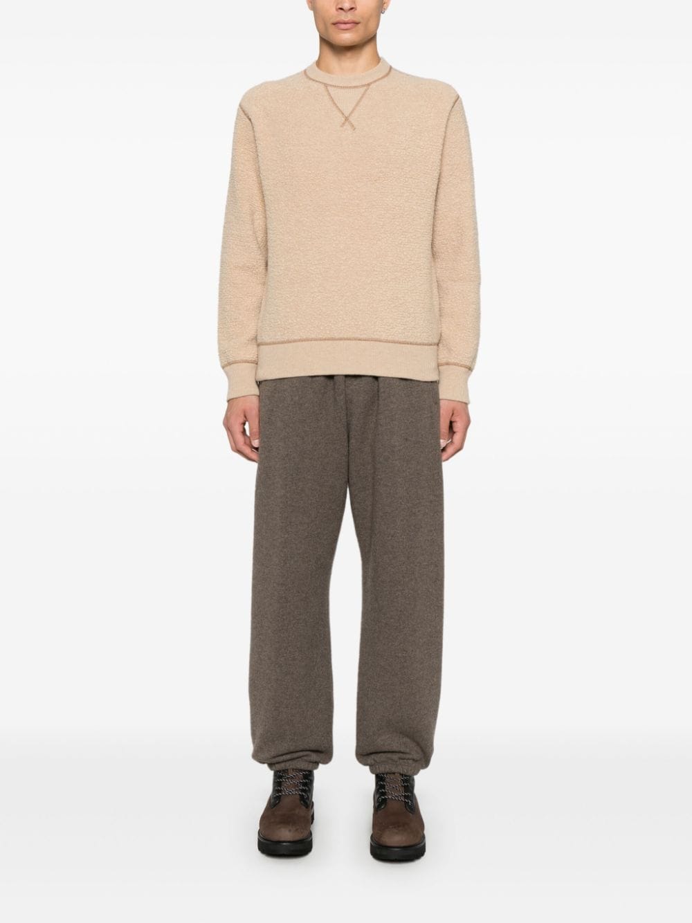 Jacob Cohën bouclé sweater - Beige