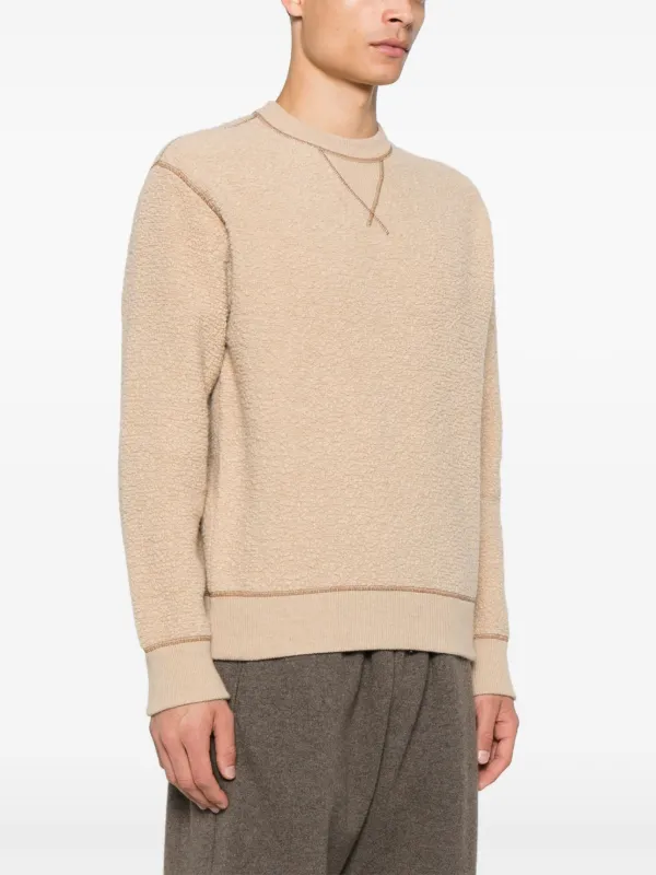 Jacob Cohën Maglione Bouclé Toni Neutri FARFETCH IT