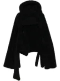 Ottolinger wrap teddy jacket - Black