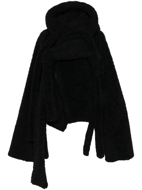 【正規店出品】OTTOLINGER WRAP TEDDY SHORT COAT BLACK OTTOLINGER WRAP TEDDY SHORT COAT BLACK FW24 | 50%OFF SALE