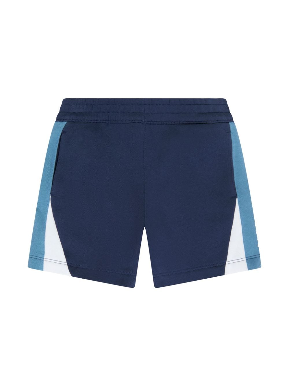 Shop Nike Colour-block Shorts And T-shirt Set In Blue