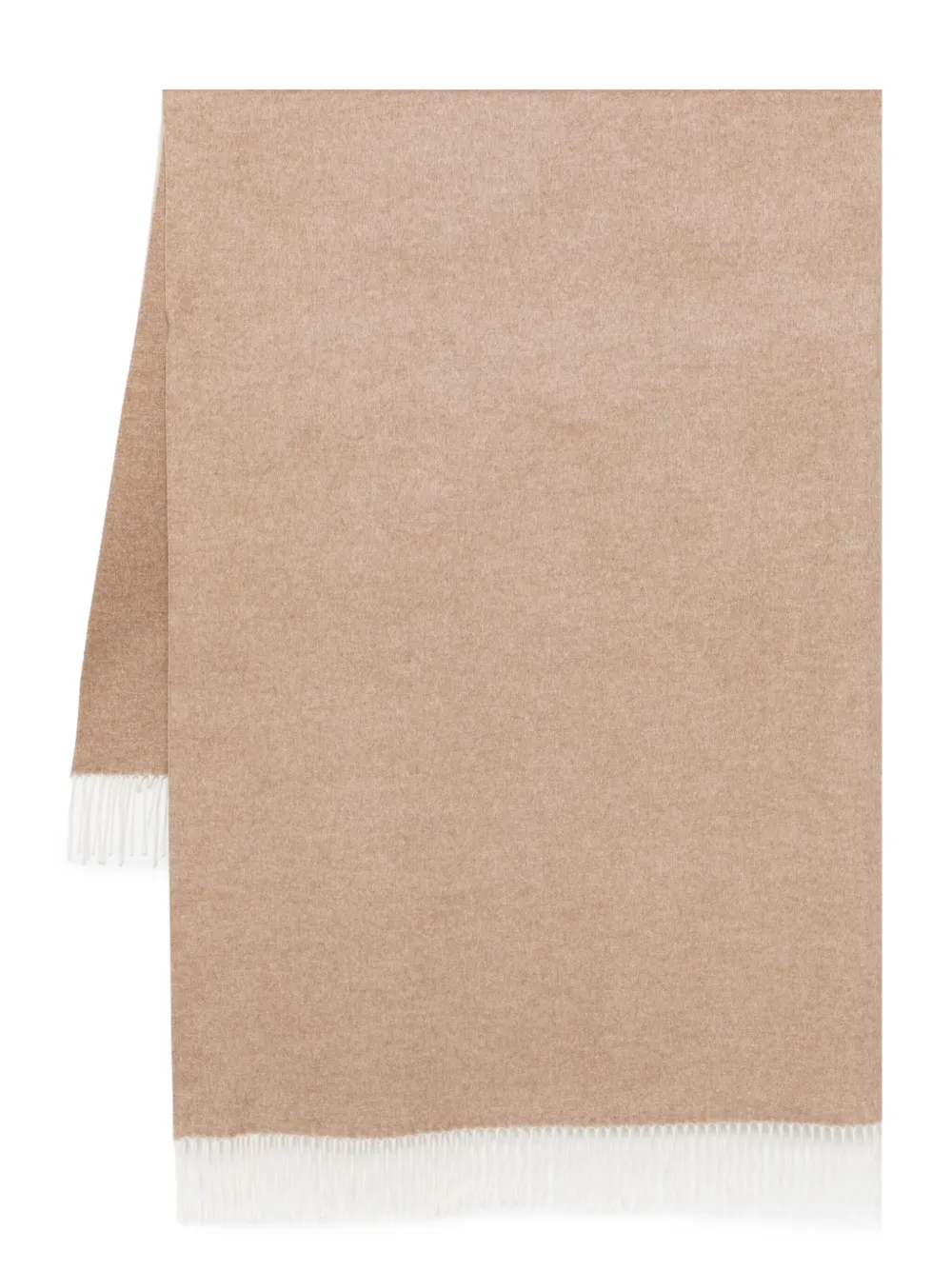 D4.0 Deken met franje Beige