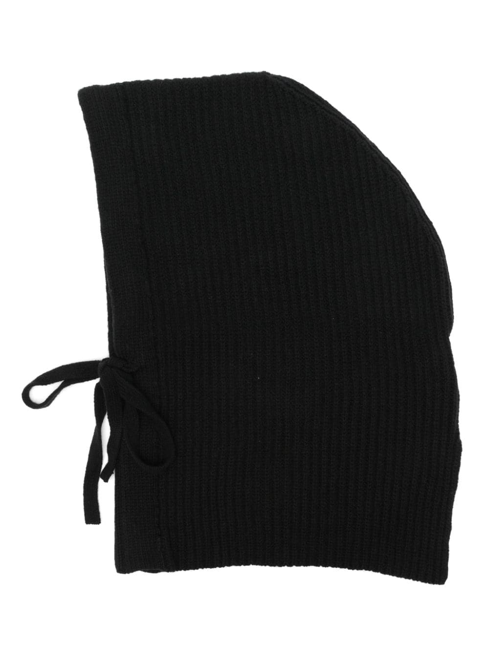 Halfboy ribbed-knit balaclava - Nero