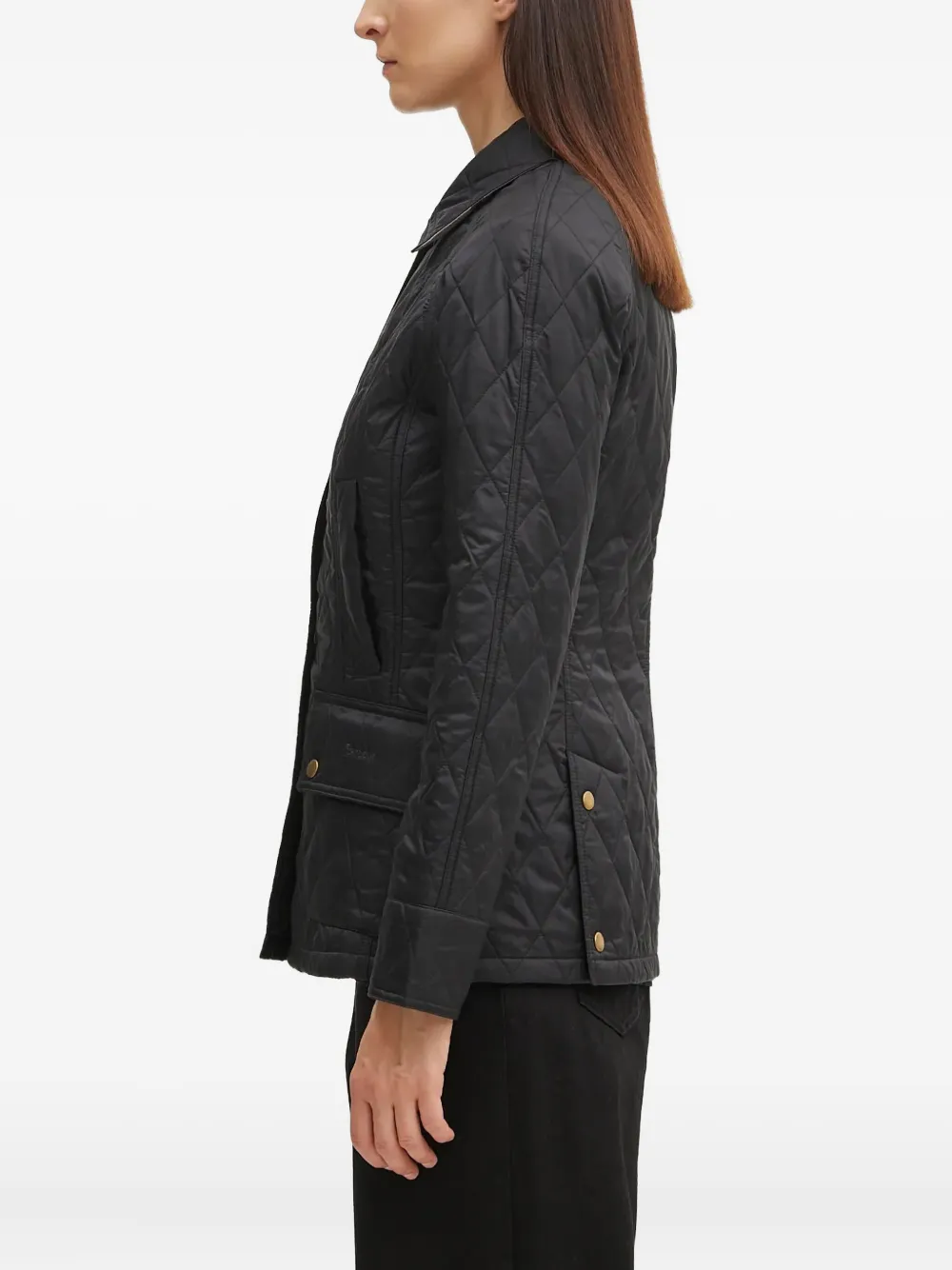 Barbour Beadnell quilted button jacket | Down Jackets | Image 2