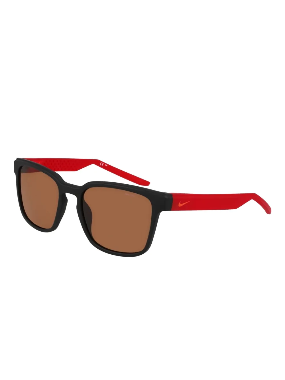 Nike Livefree Iconic zonnebril met vierkant montuur Zwart