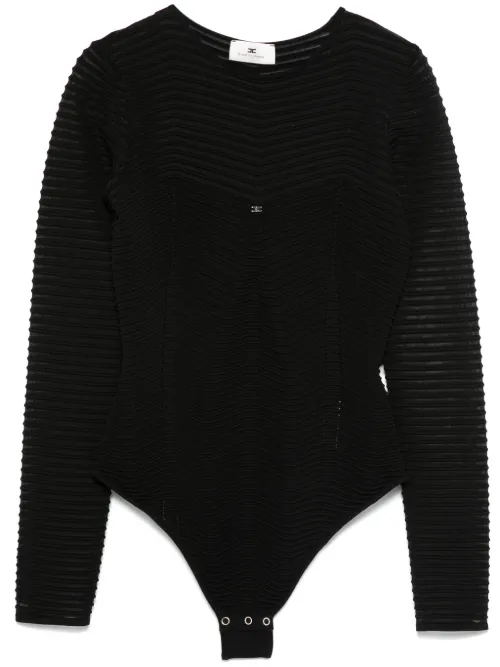 Body à motif de chevrons - Elisabetta Franchi - Modalova