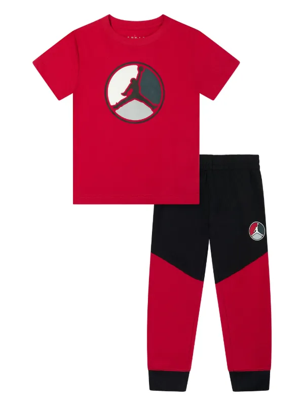 Red and white jordan tracksuit deals