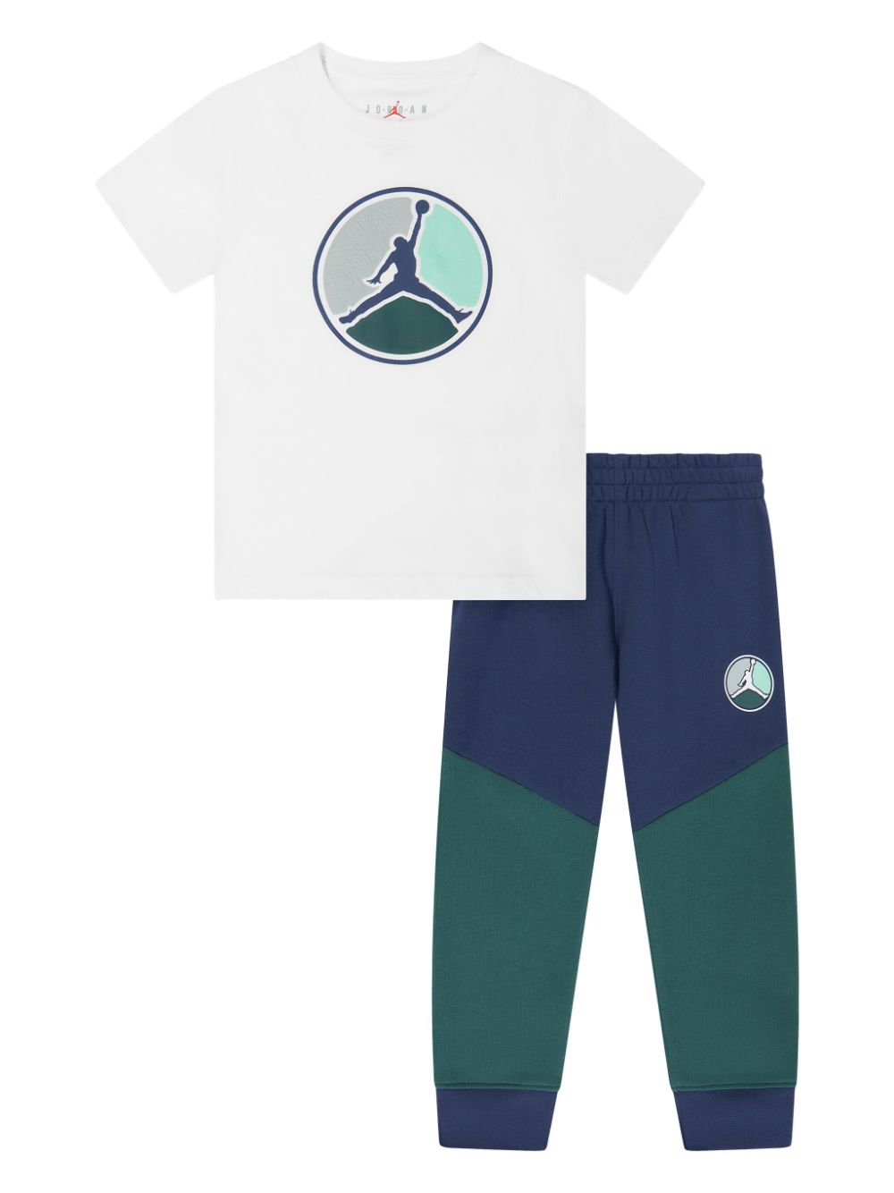 Jordan Kids Broek met Jump -print Wit