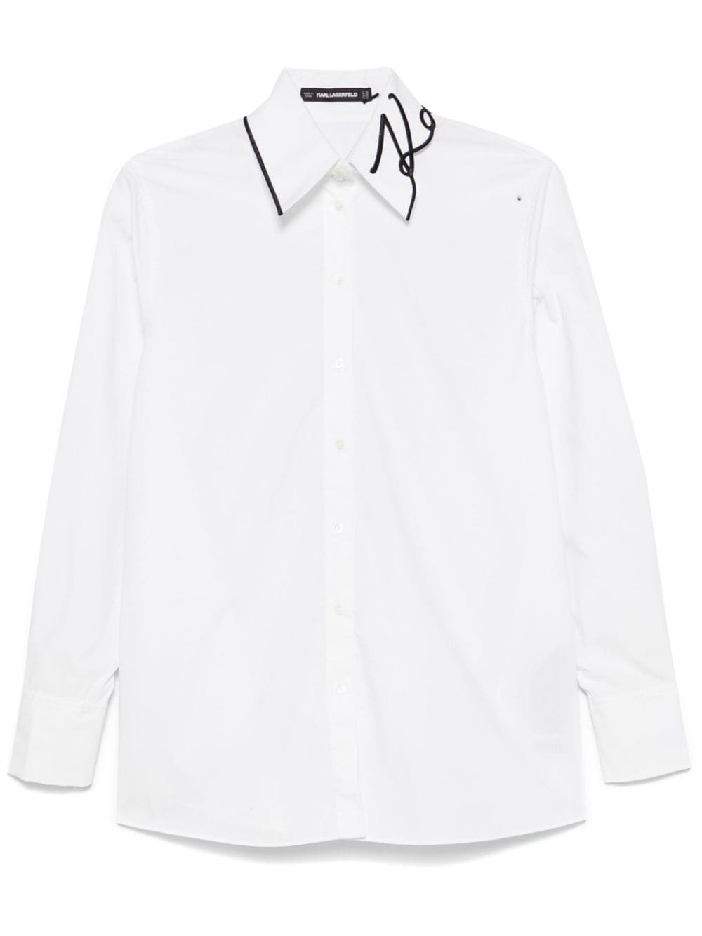 Karl Lagerfeld Karl Signature Shirt In White