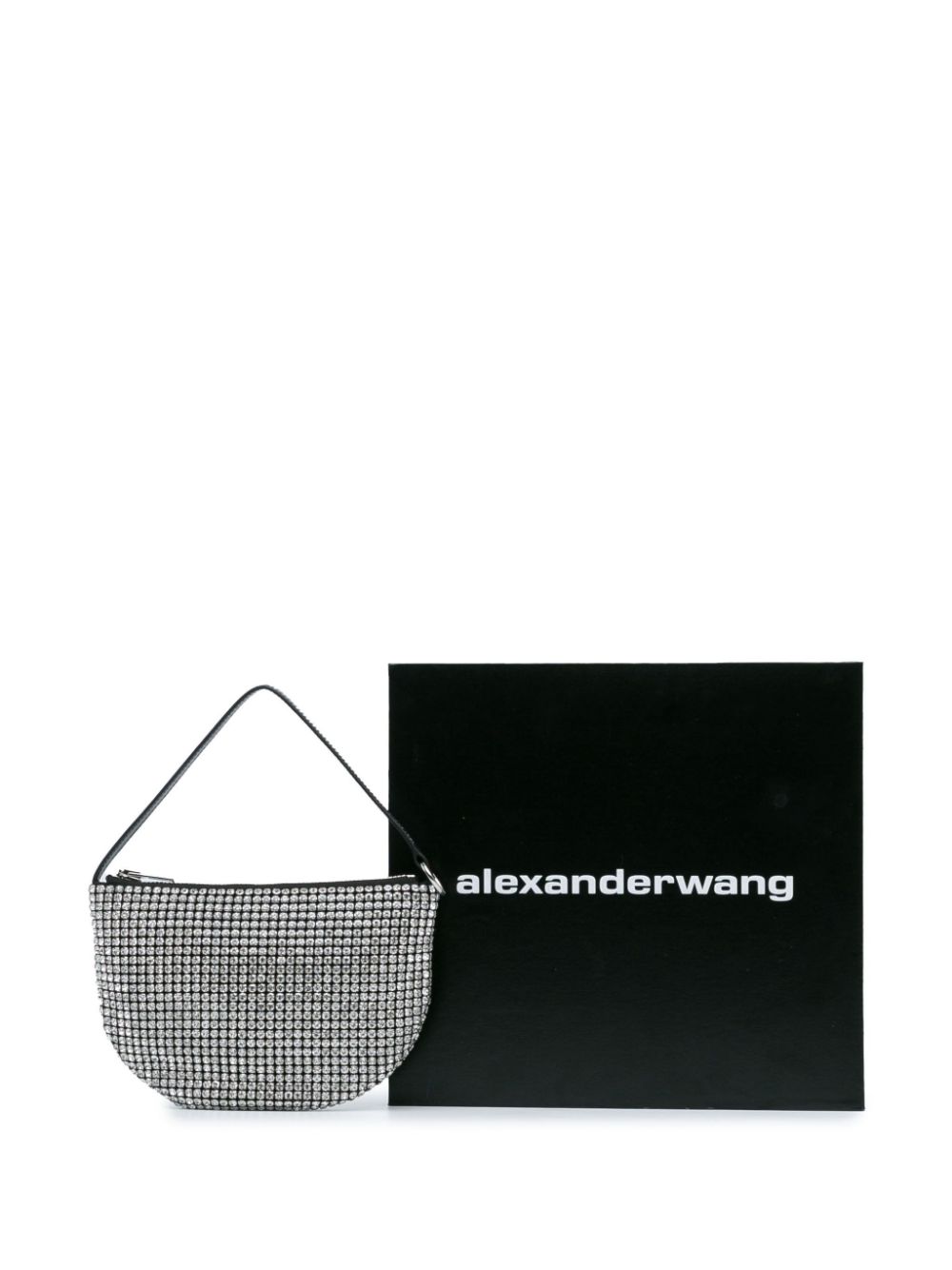 Alexander Wang 2010-2024 Mesh Crystal Wanglock Fortune Cookie handbag Women