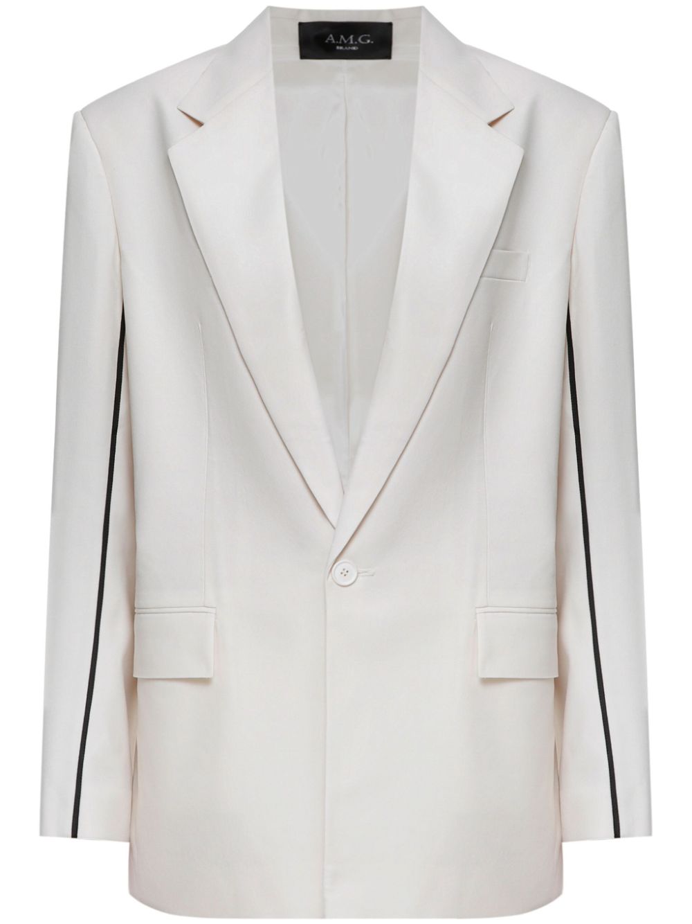 piped-trim blazer