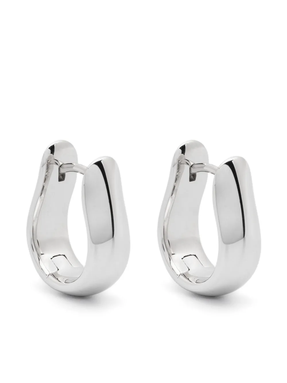 ホットセール - アートトラベルシューズ | Earrings Hoop Oyster Small Wood Tom Silver FARFETCH | アクセサリー